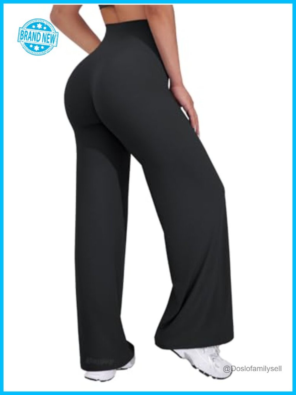 Straight Leggings Wide Leg Yoga Pants High Rise